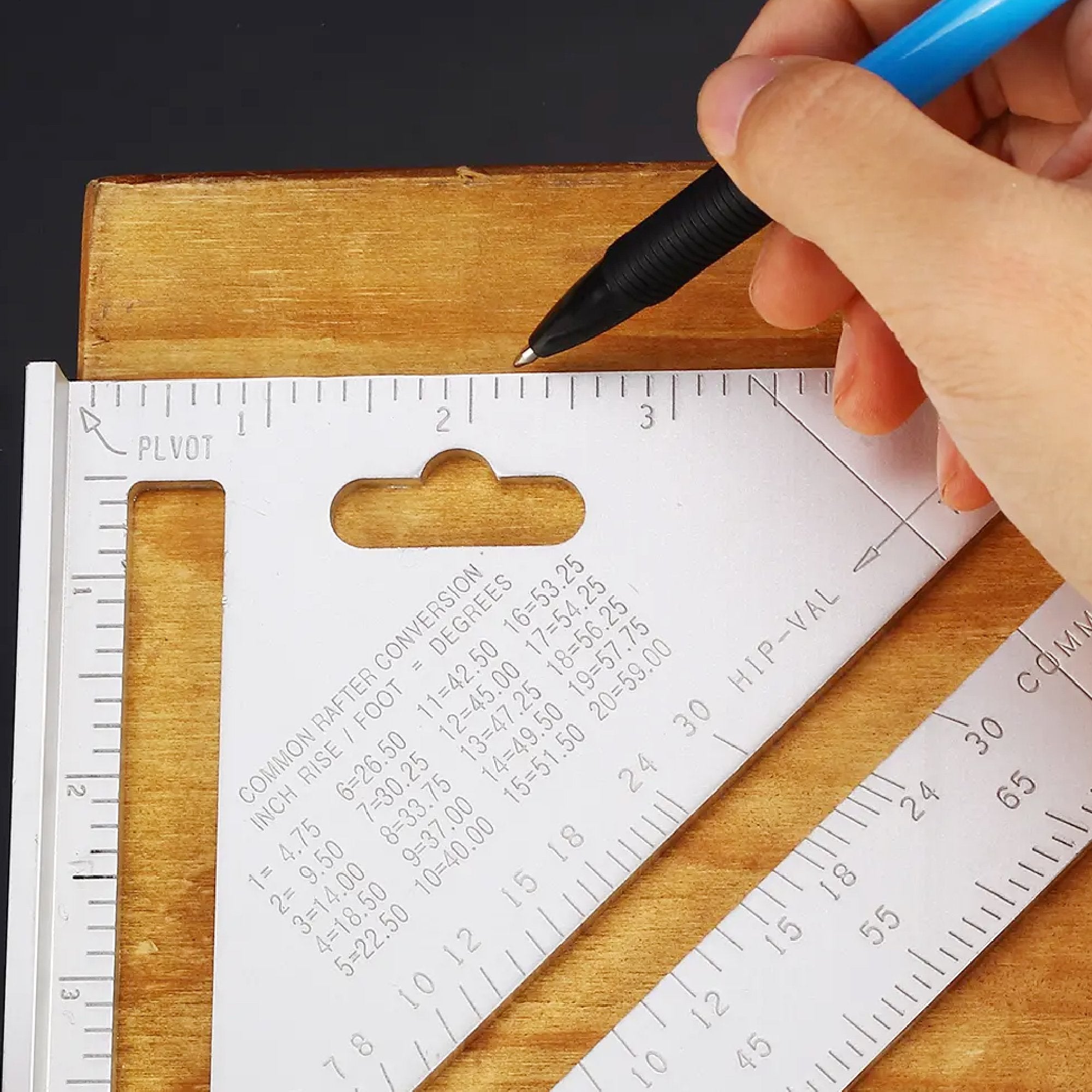 7420  Light Weight Double Side Scale Triangle Measurement Hand Tool 7420  Light Weight Double Side Scale Triangle Measurement Hand Tool